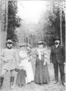 Familie Noering 1926 in Osterode.